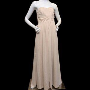 Strapless Chiffon Bridesmaid Maid of Honor Formal sz 2